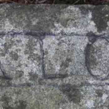 Click para ampliar. Pulsa en el nombre para ver la ficha. Lápidas funerariais Punta Carboeira (detalles 1). Pontedeume. Coruña