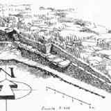 Click para ampliar. Sevilla - Dólmen Cueva del Vaquero (Dibujo).