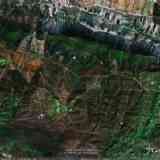 Click para ampliar. Loriana (Badajoz): vista aérea.