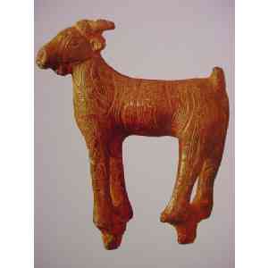 Click para ampliar. Pulsa en el nombre para ver la ficha. Cabrita de bronce de Aliseda (Cáceres)