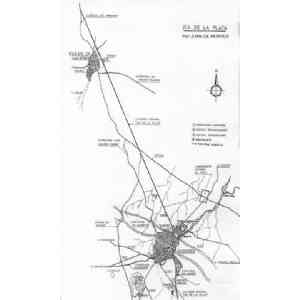 Click para ampliar. Pulsa en el nombre para ver la ficha. Plano de Norba y los Castra