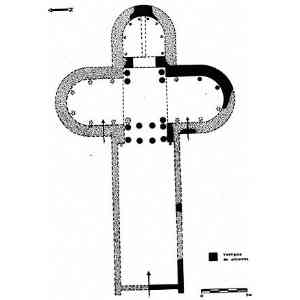 Click para ampliar. Pulsa en el nombre para ver la ficha. Planta igreja sueva de Dume