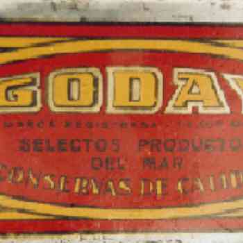 Click para ampliar. Pulsa en el nombre para ver la ficha. Lata de Conservas Goday