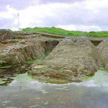 Click para ampliar. Pulsa en el nombre para ver la ficha. Fosos de Castra Servilia