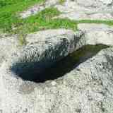 Click para ampliar. Tumba antropomorfica tardorromana. Trujillo