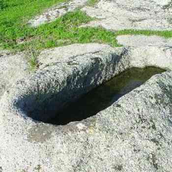 Click para ampliar. Pulsa en el nombre para ver la ficha. Tumba antropomorfica tardorromana. Trujillo