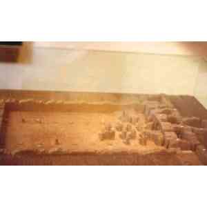 Click para ampliar. Pulsa en el nombre para ver la ficha. Basílica de Cabeza de Griego. Maqueta existente en el Museo Arqueológico Nacional.