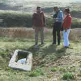 Click para ampliar. BARCA DE PIEDRA DE SANTA COMBA NA INSUA DO MEDIO JUNTO AL CABO PRIOR