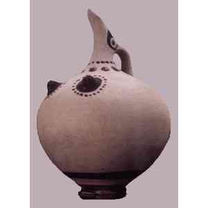 Click para ampliar. Pulsa en el nombre para ver la ficha. Jarro con ojos y mamilos de Akrotiri