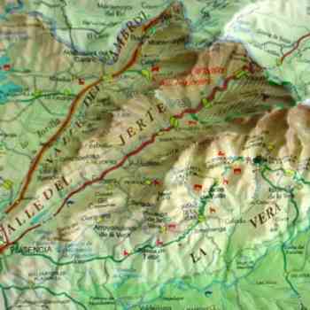 Mapa del Valle del Jerte