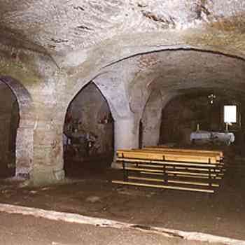 Click para ampliar. Pulsa en el nombre para ver la ficha. Ermita rupestre de Valverde-Interior