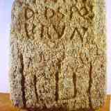 Click para ampliar. Inscripción a Ataegina con tridente