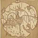 Click para ampliar. Orbis Terrarum (Orientación Norte-Sur)