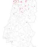 Click para ampliar. Mapa dos Topónimos Suevos em Portugal