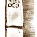 Click para ampliar. ARA-ESTELA DE DONÓN MUY ESTILIZADA