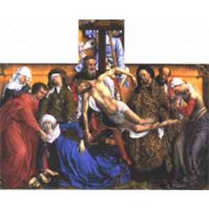 Click para ampliar. Pulsa en el nombre para ver la ficha. DESCENDIMIENTO ROGER VAN DER WEYDEN (PRADO)