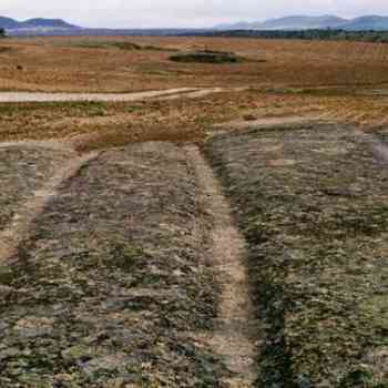 Click para ampliar. Pulsa en el nombre para ver la ficha. Huellas de rodadas en la vía romana Ab Corduba Emeritam.