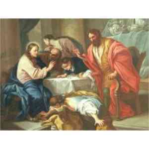 Click para ampliar. Pulsa en el nombre para ver la ficha. María Magdalena , lavado de pies