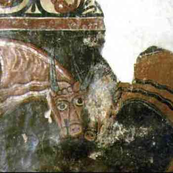 Click para ampliar. Pulsa en el nombre para ver la ficha. San Baudelio de Berlanga, detalle fresco