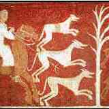 Click para ampliar. San Baudelio de Berlanga, cacería