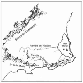 Click para ampliar. Pulsa en el nombre para ver la ficha. Comarca del Campo de Cartagena