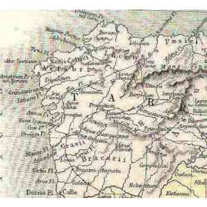 Click para ampliar. Pulsa en el nombre para ver la ficha. Mapa de la Gallaecia Romana