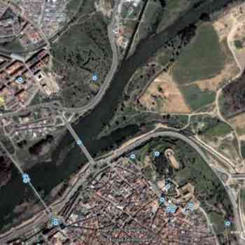 Batalyaws / Badajoz: imagen aérea.