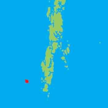 Click para ampliar. Pulsa en el nombre para ver la ficha. Sentinel Norte dentro de las Andamán