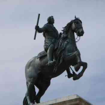 Click para ampliar. Pulsa en el nombre para ver la ficha. Felipe IV a caballo