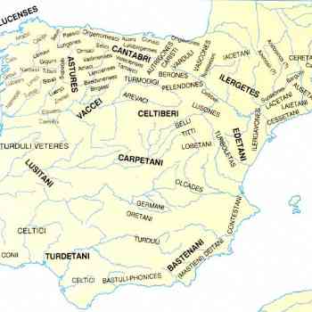Mapa de los pueblos indígenas de la Península a pa