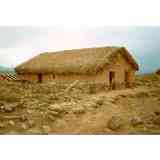 Reconstrucción de vivienda indígena en Numancia
