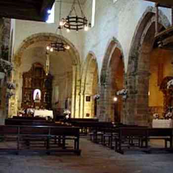 Click para ampliar. Pulsa en el nombre para ver la ficha. Monasterio de Obona. Vista interior.