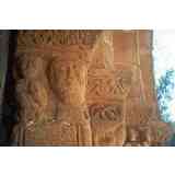 Click para ampliar. Pulsa en el nombre para ver la ficha. Detalle capiteles de la Iglesia de Fuensauco