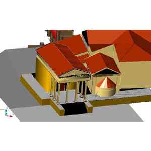 Click para ampliar. Pulsa en el nombre para ver la ficha. Reconstrucción del Templo y Curia de Termes