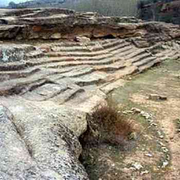 Click para ampliar. Pulsa en el nombre para ver la ficha. Tiermes - Graderío