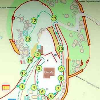 Click para ampliar. Pulsa en el nombre para ver la ficha. Troña. Castro. Plano.
